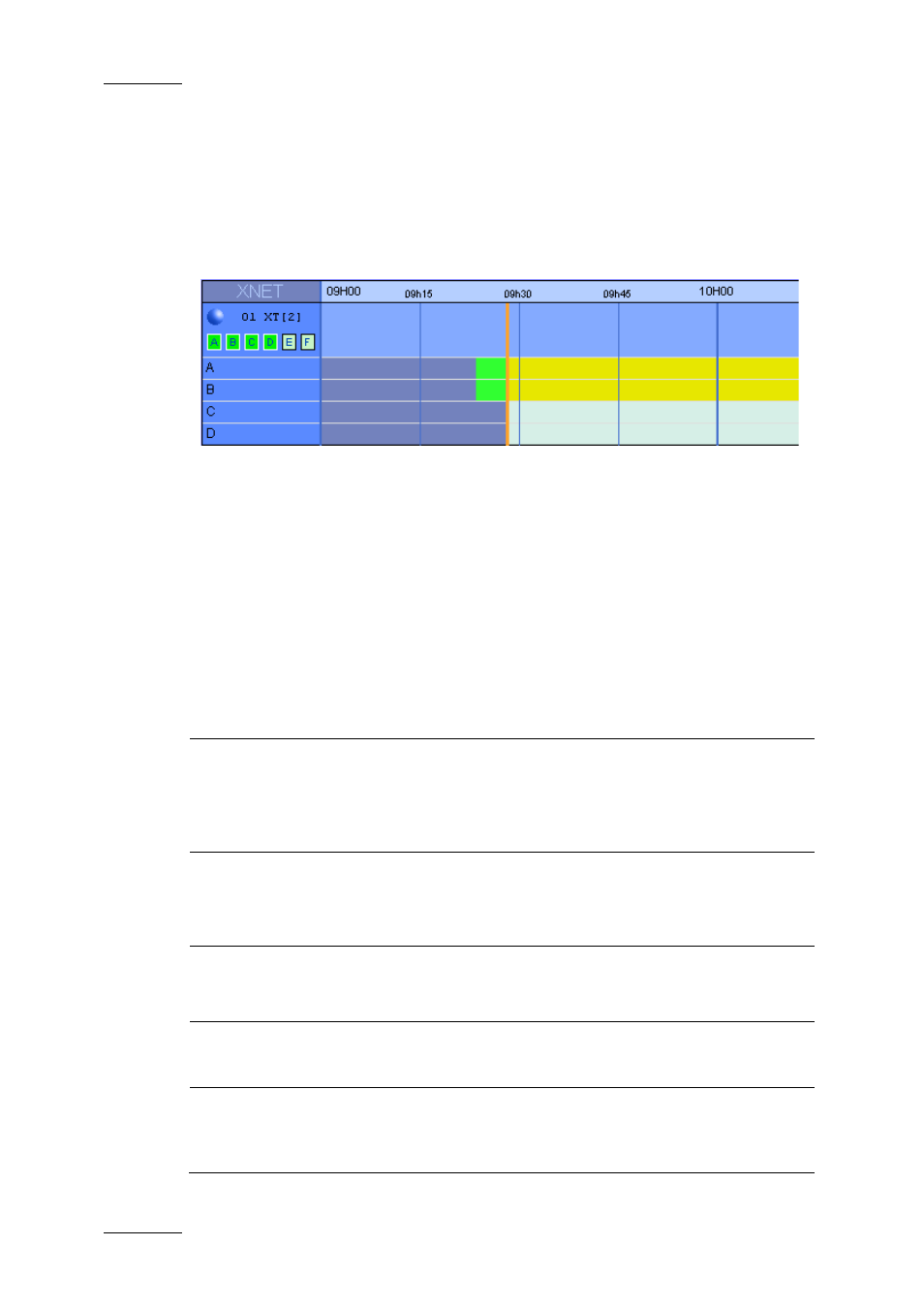 Quickstart mode, 2 time display in the time grid, Time display modes | Time display in the time grid, Isplay in the | EVS Xfile Version 2.16 - November 2011 User Manual User Manual | Page 128 / 192