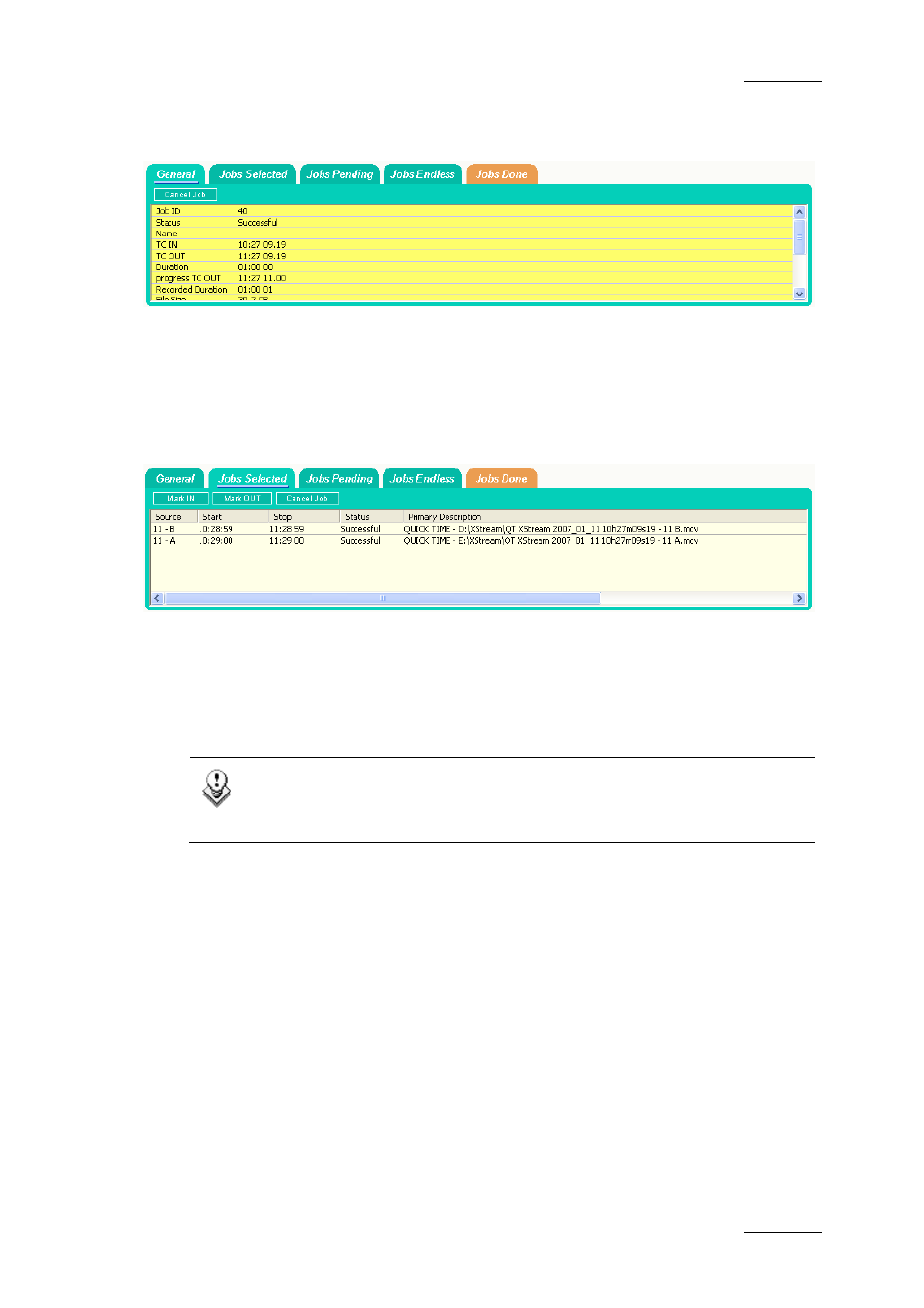 2 general tab, 3 other tabs, General tab | Other tabs, Eneral, Ther | EVS Xfile Version 2.16 - November 2011 User Manual User Manual | Page 131 / 192
