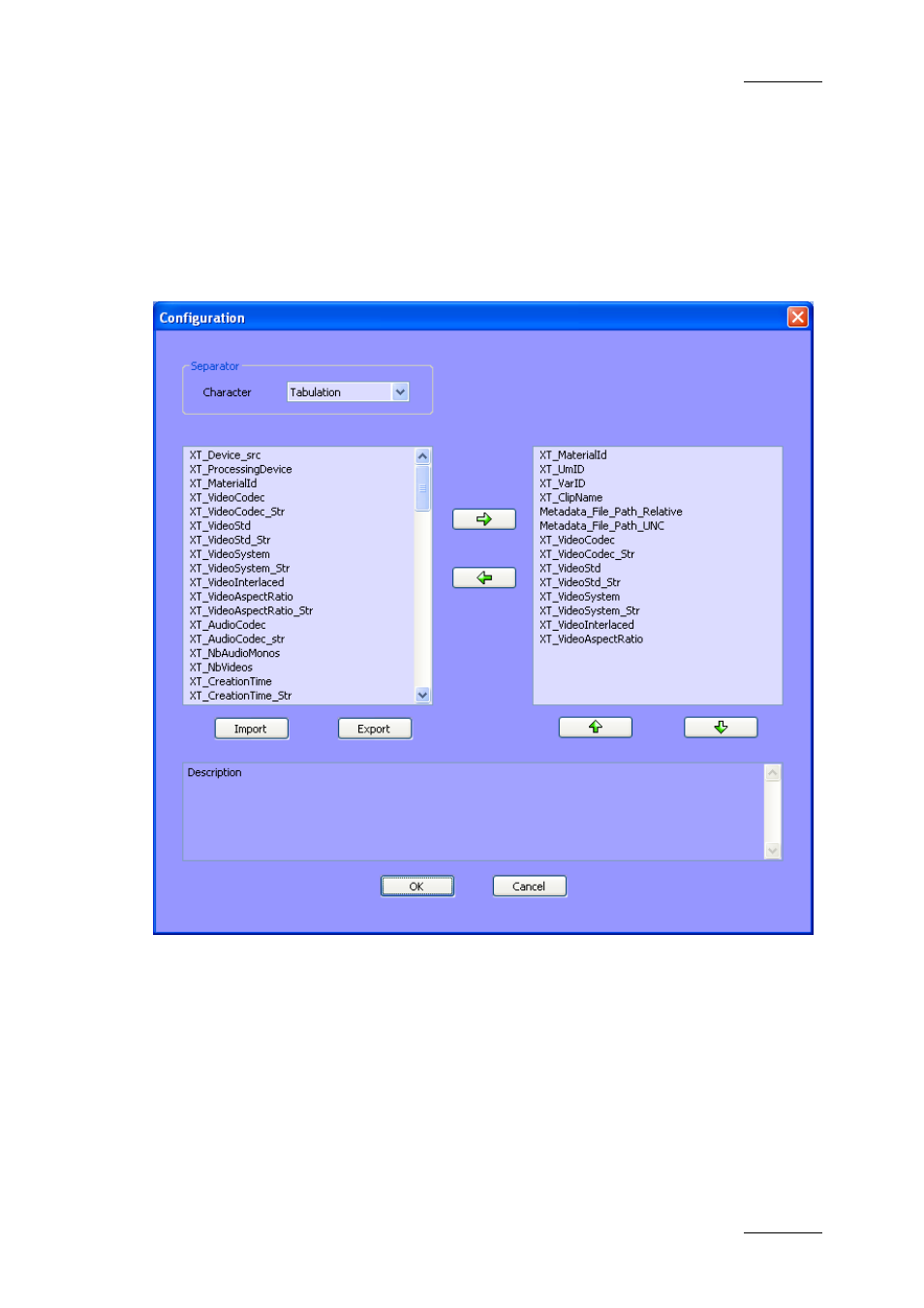 2 configuring the xfile clip exporter, Configuring the xfile clip exporter, Onfiguring the | Xporter | EVS Xfile Version 2.16 - November 2011 User Manual User Manual | Page 179 / 192