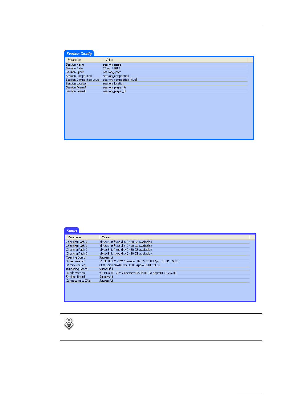 2 status area, Status area, Tatus | EVS Xfile Version 2.16 - November 2011 User Manual User Manual | Page 23 / 192