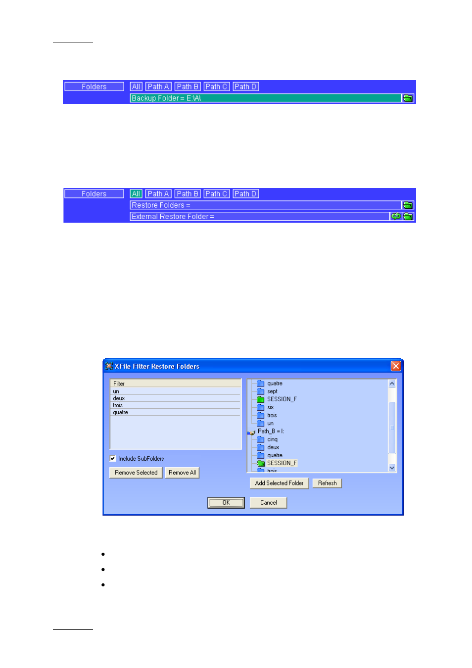 Restore mode | EVS Xfile Version 2.16 - November 2011 User Manual User Manual | Page 62 / 192