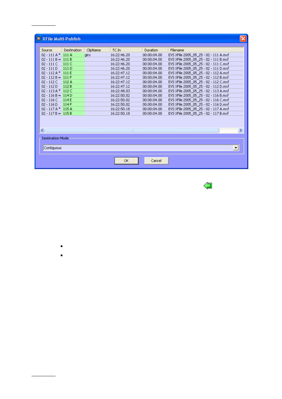 EVS Xfile Version 2.16 - November 2011 User Manual User Manual | Page 88 / 192