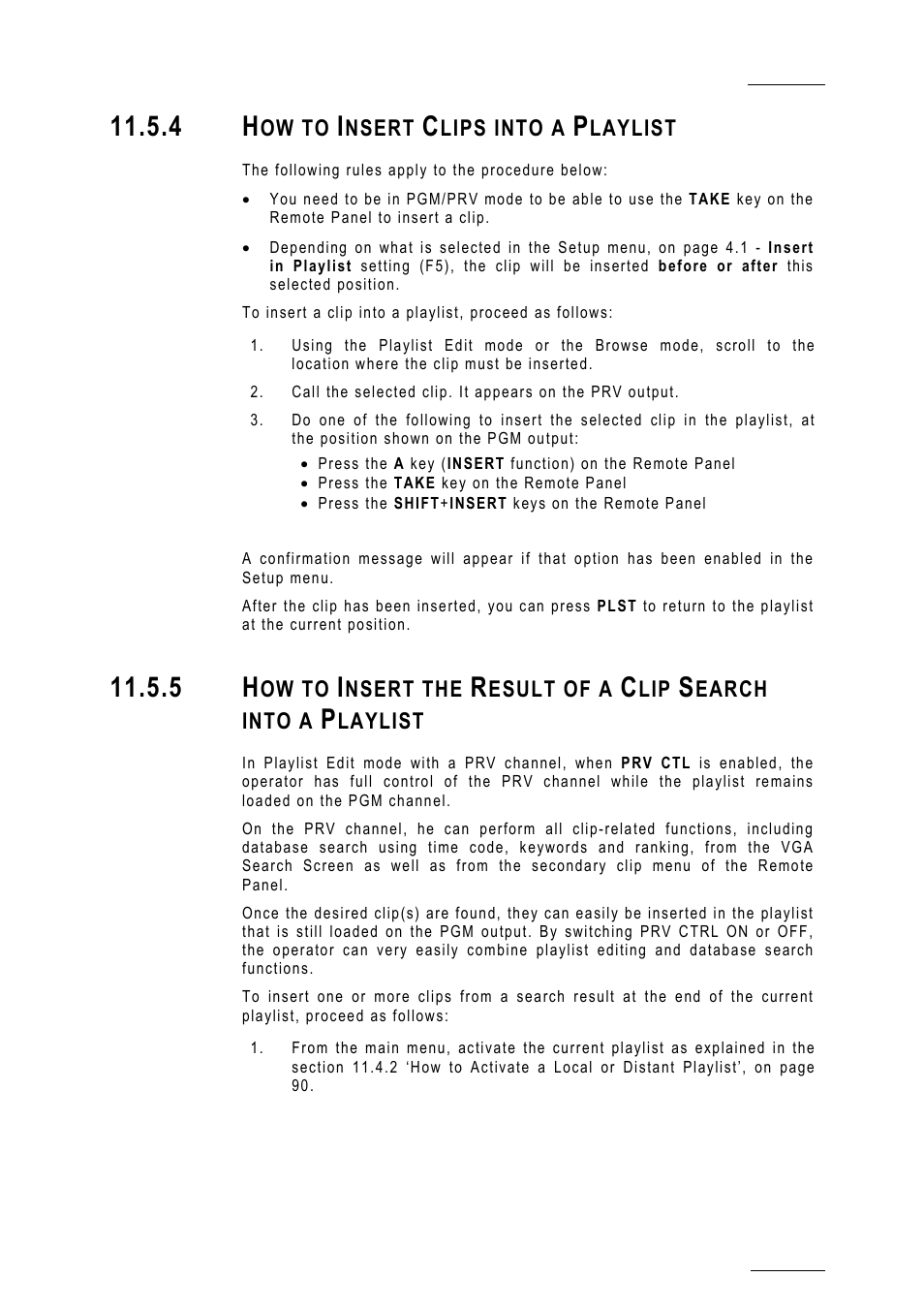 4 how to insert clips into a playlist, Pl_addcliploadedpl, Pl_addsearchresultcurrentpl | 4 ‘how to insert clips into a playlist’, on | EVS MulticamLSM Version 10.01 - July 2009 Operating Manual User Manual | Page 102 / 185