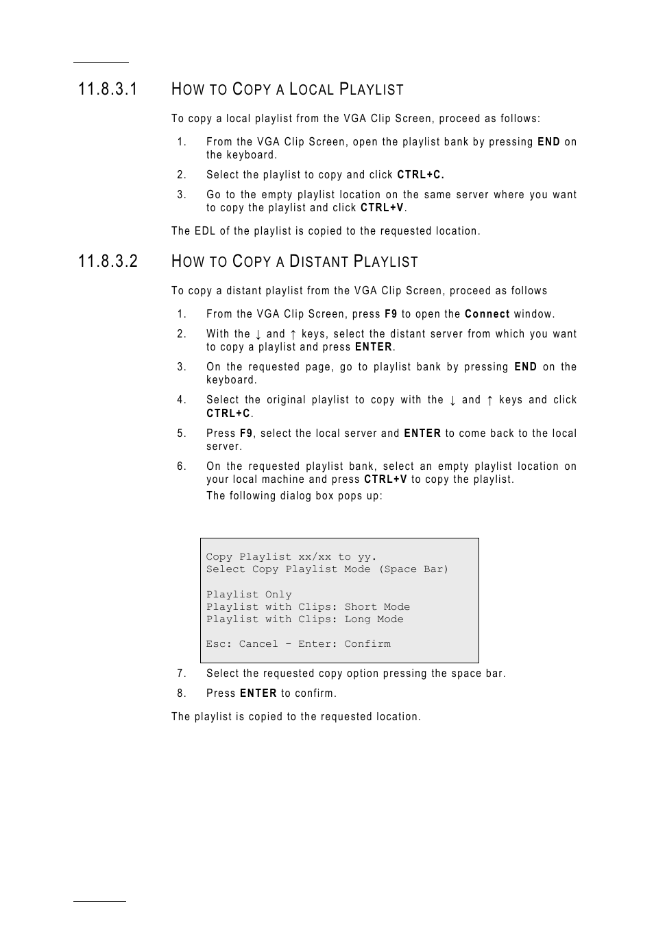 1 how to copy a local playlist, 2 how to copy a distant playlist | EVS MulticamLSM Version 10.01 - July 2009 Operating Manual User Manual | Page 109 / 185