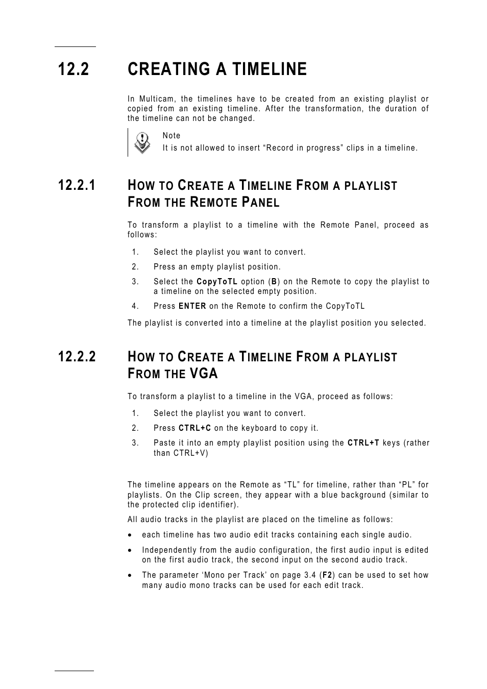 2 creating a timeline, Ole_link1, Ole_link2 | EVS MulticamLSM Version 10.01 - July 2009 Operating Manual User Manual | Page 139 / 185