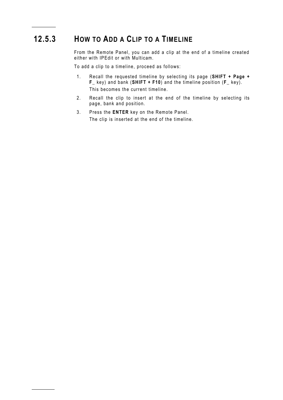 3 how to add a clip to a timeline, Ow to, Dd a | Lip to a, Imeline | EVS MulticamLSM Version 10.01 - July 2009 Operating Manual User Manual | Page 147 / 185