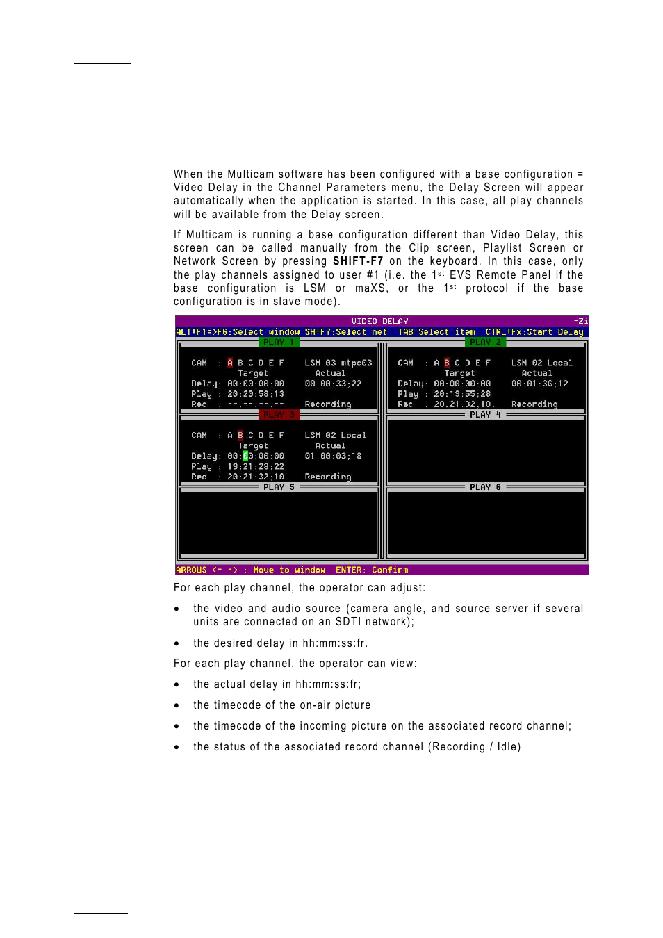 Video delay, Ch10_videodelay | EVS MulticamLSM Version 10.01 - July 2009 Operating Manual User Manual | Page 43 / 185