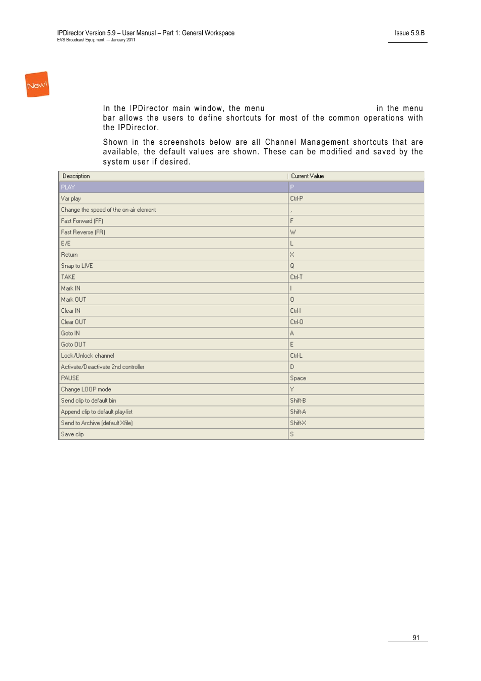4 channel management shortcuts, How to assign your shuttlepro to a channel, Hannel | Anagement, Hortcuts | EVS IPDirector Version 5.9 - January 2011 Part 1 User’s Manual User Manual | Page 102 / 131