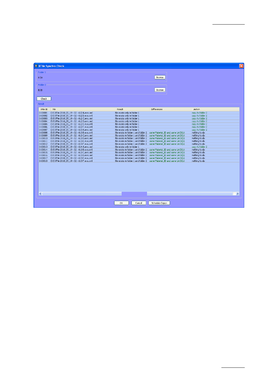 EVS Xfile Version 2.19 - November 2012 User Manual User Manual | Page 105 / 196