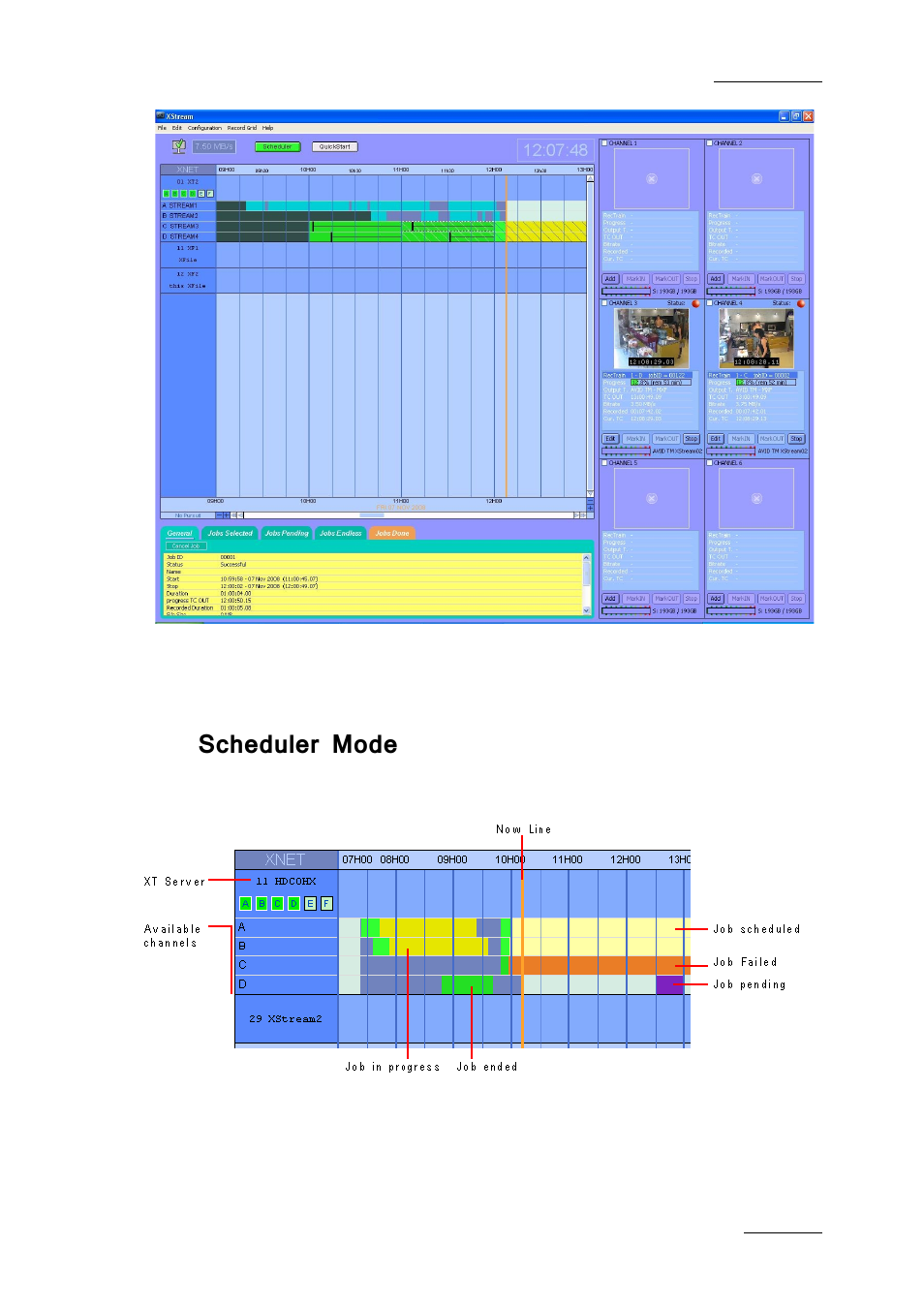 Scheduler mode | EVS Xfile Version 2.19 - November 2012 User Manual User Manual | Page 129 / 196