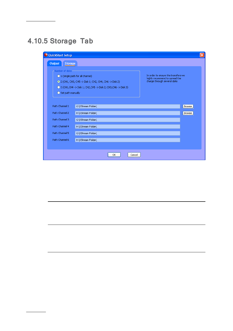 5 storage tab, Storage tab | EVS Xfile Version 2.19 - November 2012 User Manual User Manual | Page 164 / 196