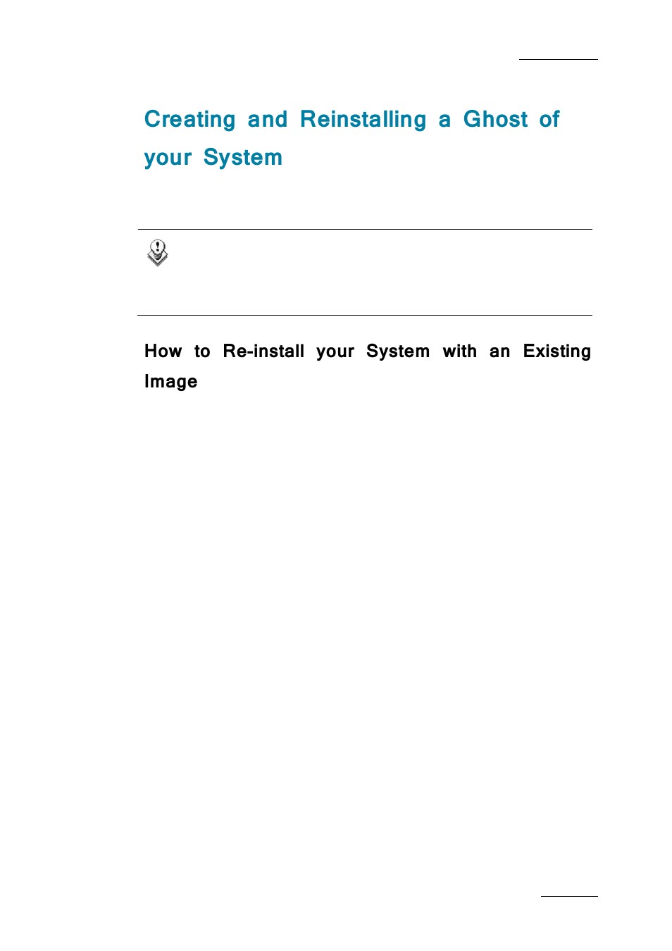 Creating and reinstalling a ghost of your system | EVS Xfile Version 2.19 - November 2012 User Manual User Manual | Page 193 / 196