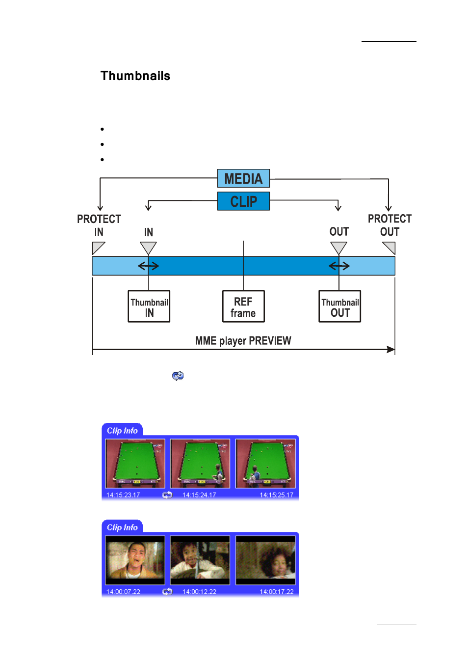 Thumbnails | EVS Xfile Version 2.19 - November 2012 User Manual User Manual | Page 95 / 196