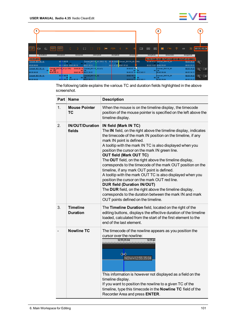 EVS XEDIO CleanEdit Version 4.35 - August 2013 User Manual User Manual | Page 117 / 256