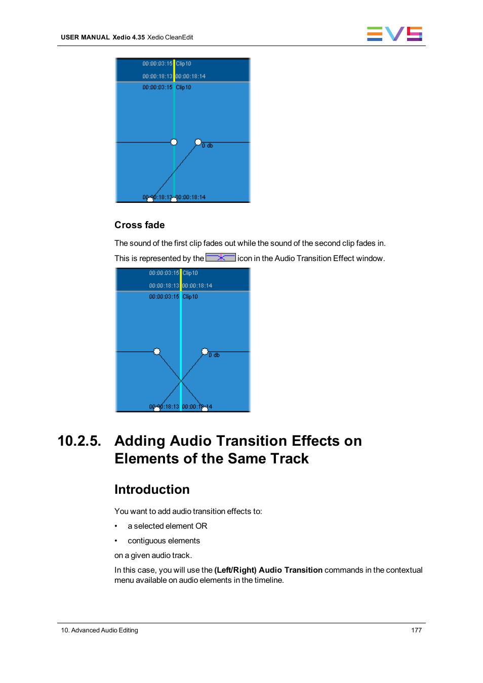 Introduction | EVS XEDIO CleanEdit Version 4.35 - August 2013 User Manual User Manual | Page 193 / 256