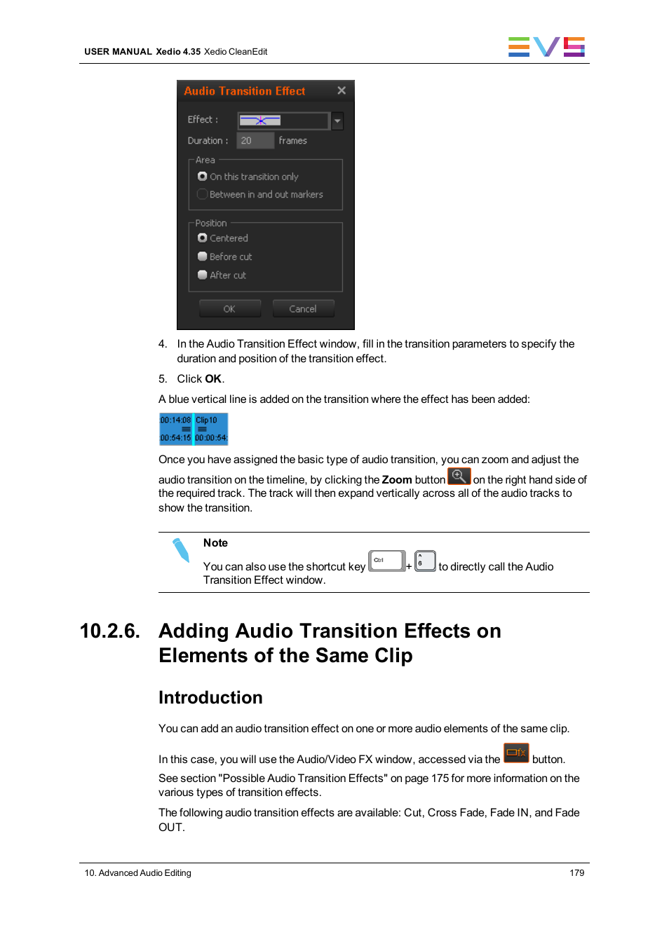 Introduction | EVS XEDIO CleanEdit Version 4.35 - August 2013 User Manual User Manual | Page 195 / 256
