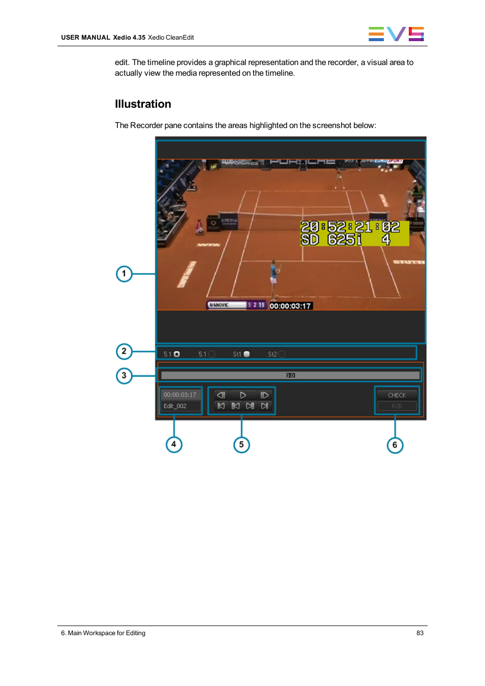 Illustration | EVS XEDIO CleanEdit Version 4.35 - August 2013 User Manual User Manual | Page 99 / 256