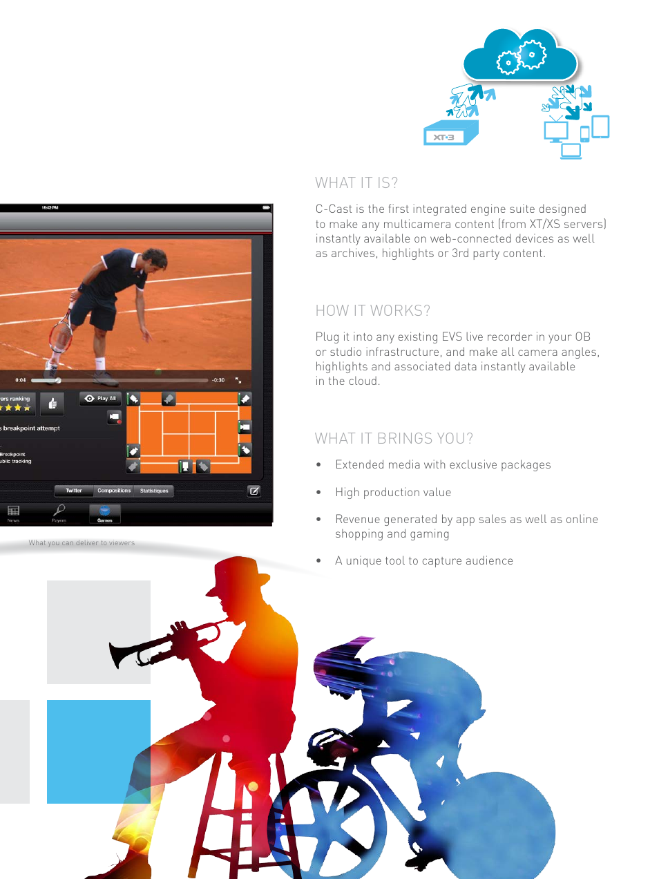 What it is, How it works, What it brings you | EVS CCast User Manual | Page 3 / 4