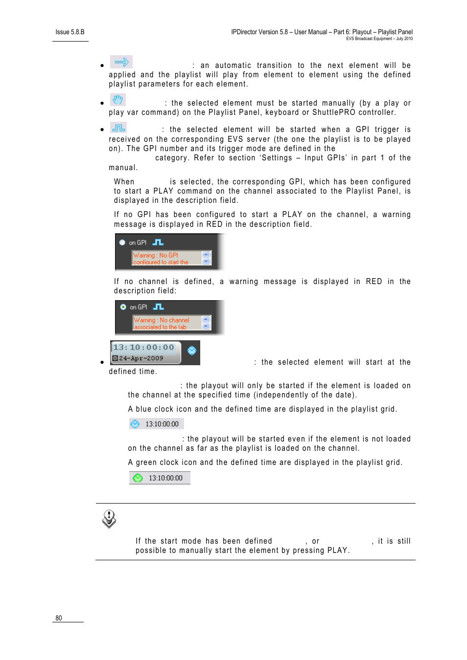 EVS IPDirector Version 5.8 - July 2010 Part 6 User's Manual User Manual | Page 91 / 178