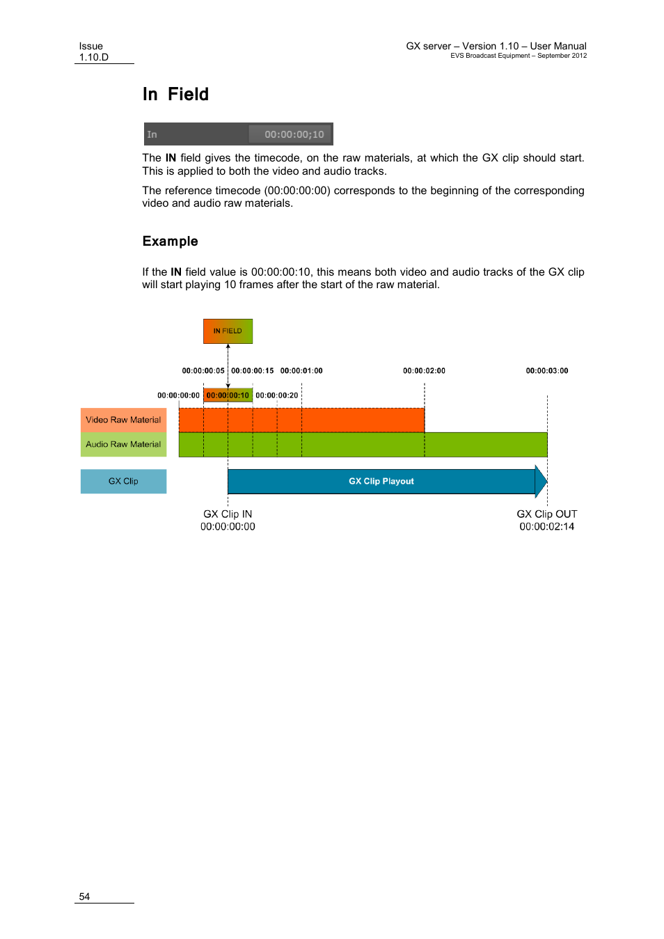 In field, Example, N 'in field | E 54 | EVS GX Version 1.10 User’s Manual User Manual | Page 62 / 74