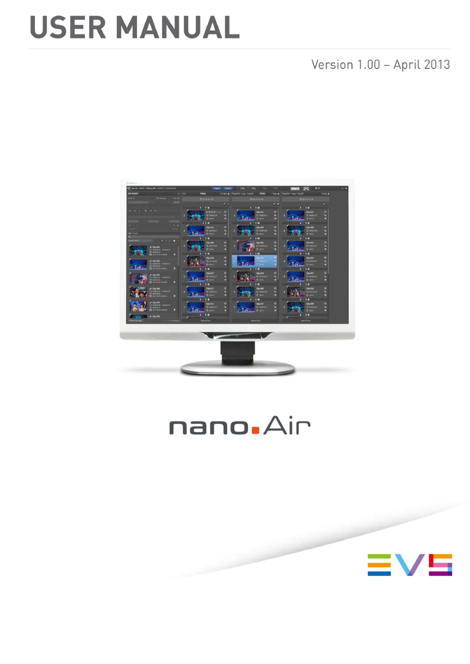 EVS nanoAir Version 1.0 - April 2013 User Manual | 98 pages