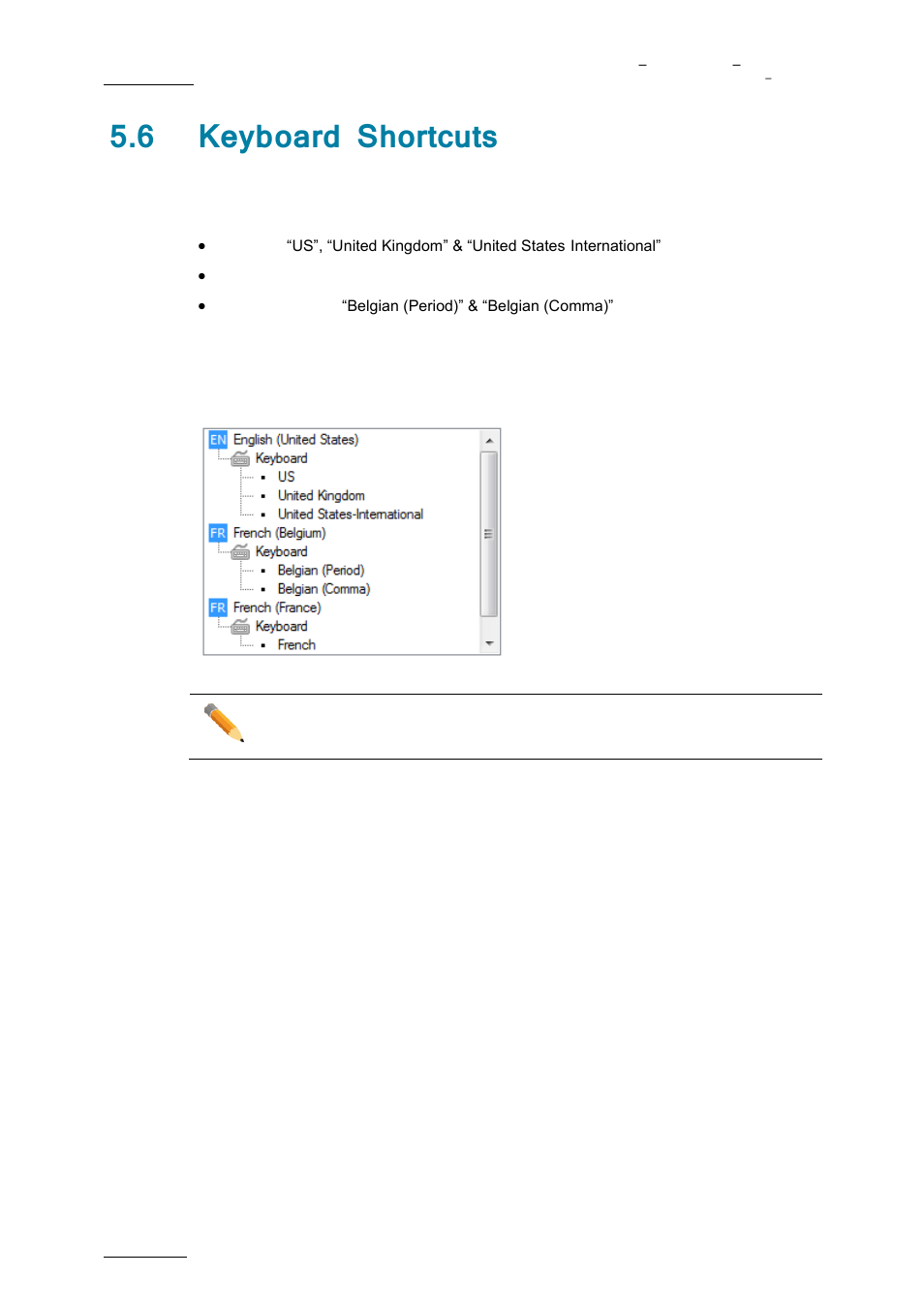Keyboard shortcuts, 6 keyboard shortcuts | EVS nanoAir Version 1.0 - April 2013 User Manual | Page 94 / 98