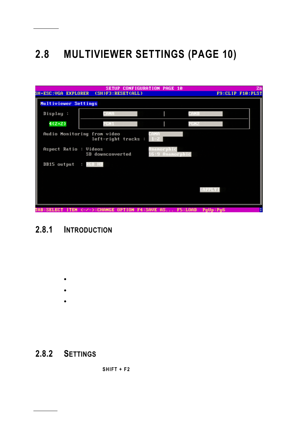 1 introduction, 2 settings, Introduction | Settings, 8 multiviewer settings (page 10), Ntroduction, Ettings | EVS XTnano Version 10.03 - July 2010 Configuration Manual User Manual | Page 31 / 63