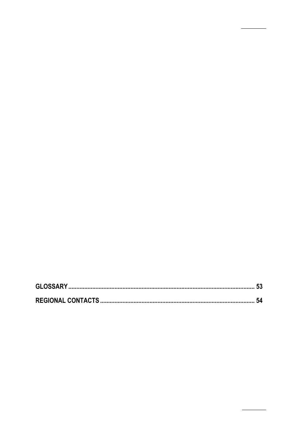 Glossary, Regional contacts | EVS XTnano Version 10.03 - July 2010 Configuration Manual User Manual | Page 6 / 63