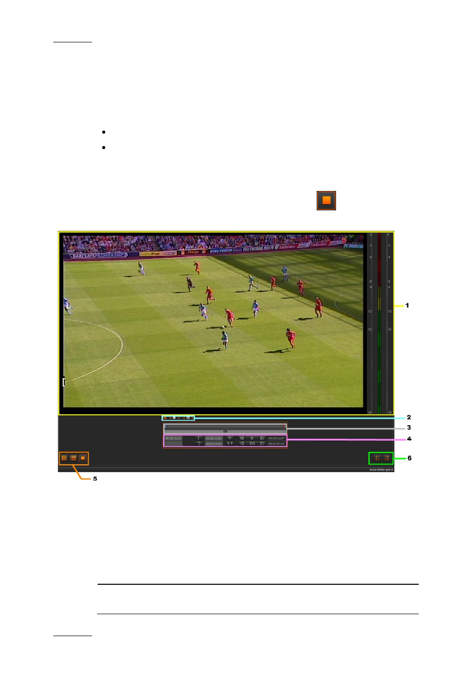 5 clip player view in the workspace area, Purpose, Overview | Clip player view in the workspace area, Layer, Iew in the, Orkspace | EVS XEDIO CleanEdit Version 4.1 - December 2011 User Manual User Manual | Page 180 / 246