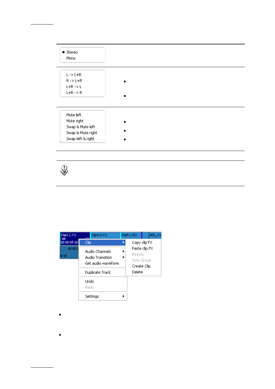 3 copying and pasting audio routing actions, Copying and pasting audio routing actions, Opying and | Asting, Udio, Outing, Ctions | EVS XEDIO CleanEdit Version 4.1 - December 2011 User Manual User Manual | Page 196 / 246