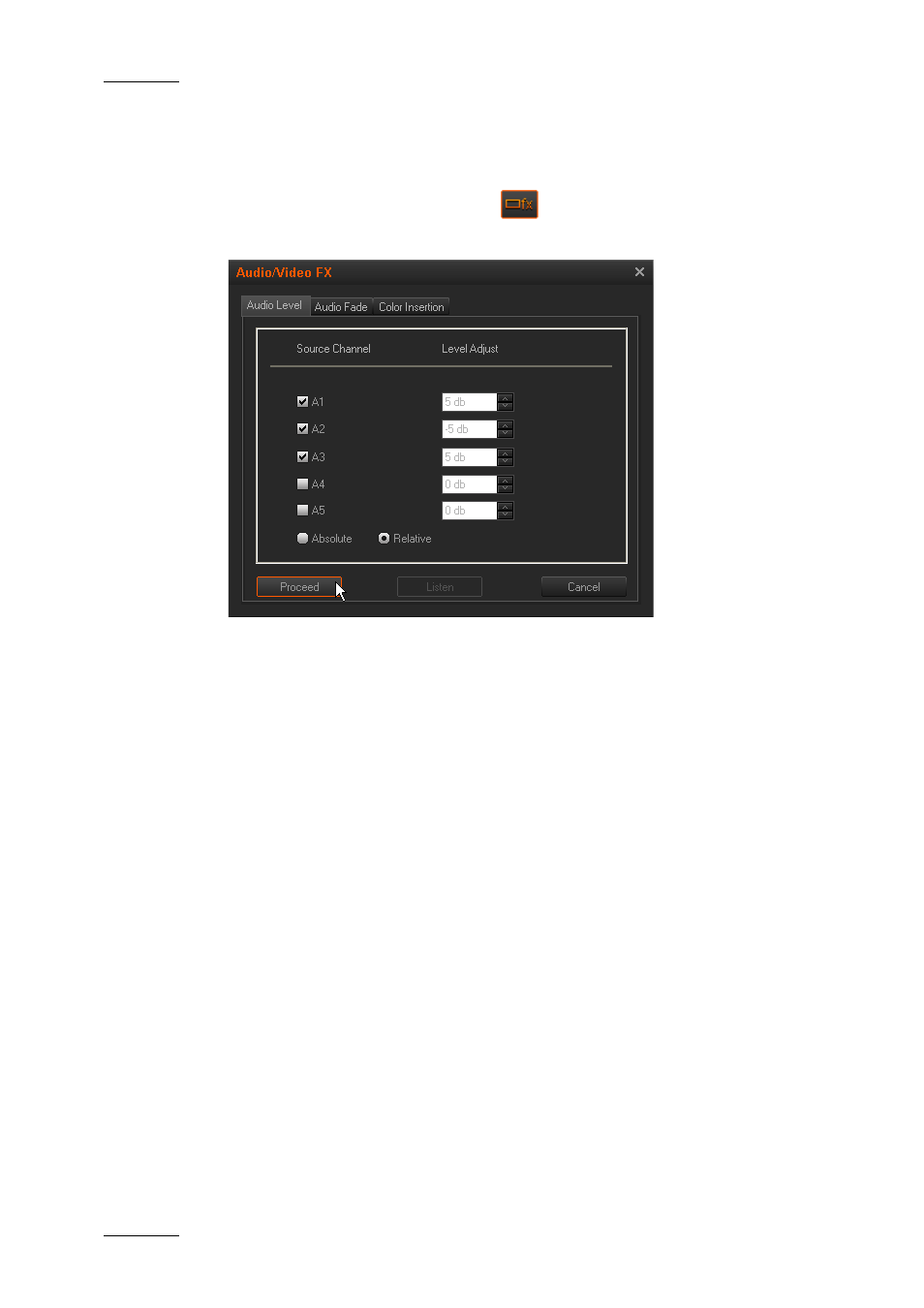 3 how to adjust the overall level of a track, How to adjust the overall level of a track, Ow to | Djust the, Verall, Evel of a, Rack | EVS XEDIO CleanEdit Version 4.1 - December 2011 User Manual User Manual | Page 198 / 246