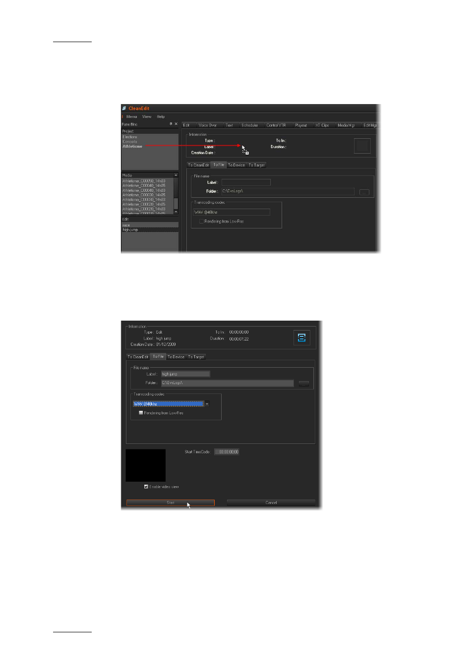 EVS XEDIO CleanEdit Version 4.1 - December 2011 User Manual User Manual | Page 34 / 246