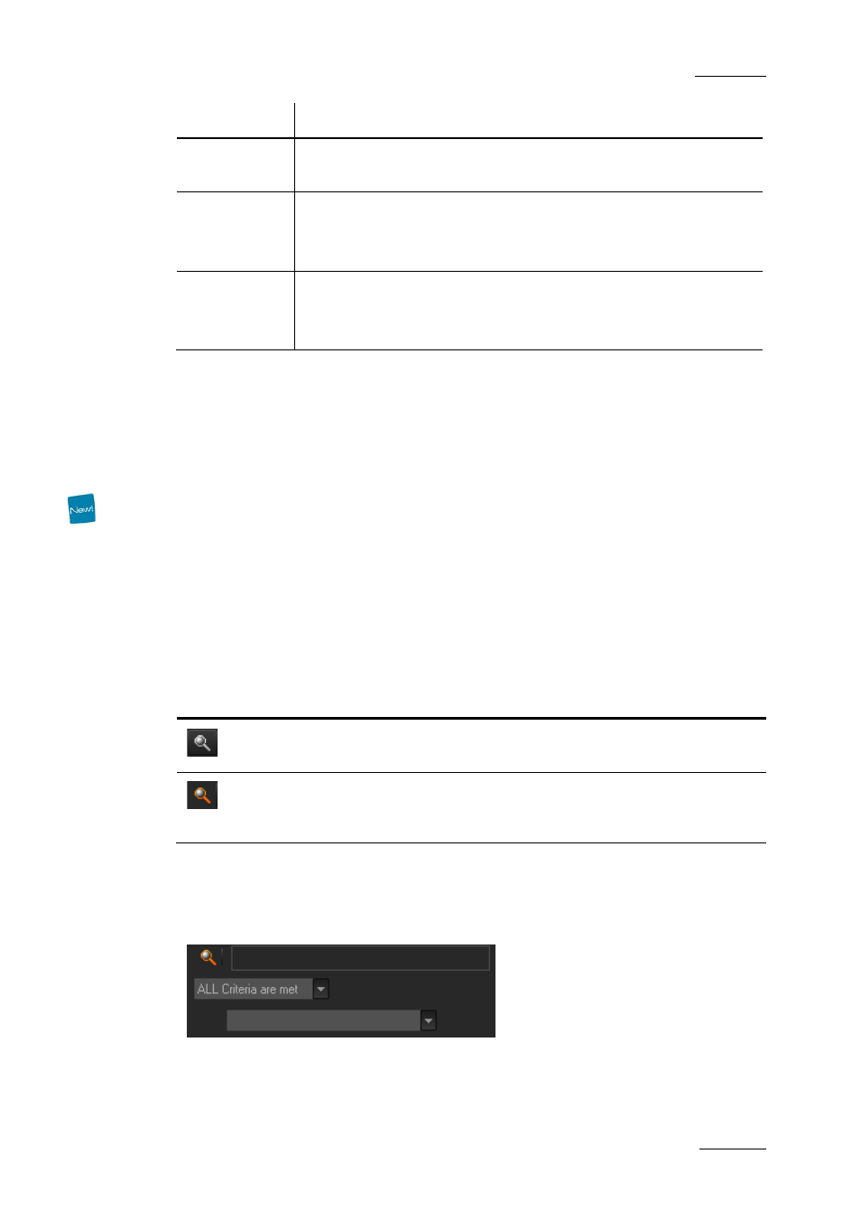 3 advanced filters, Filter activation, Show/hide filter button | Filter extended area, Advanced filters, Dvanced, Ilters | EVS XEDIO CleanEdit Version 4.1 - December 2011 User Manual User Manual | Page 43 / 246