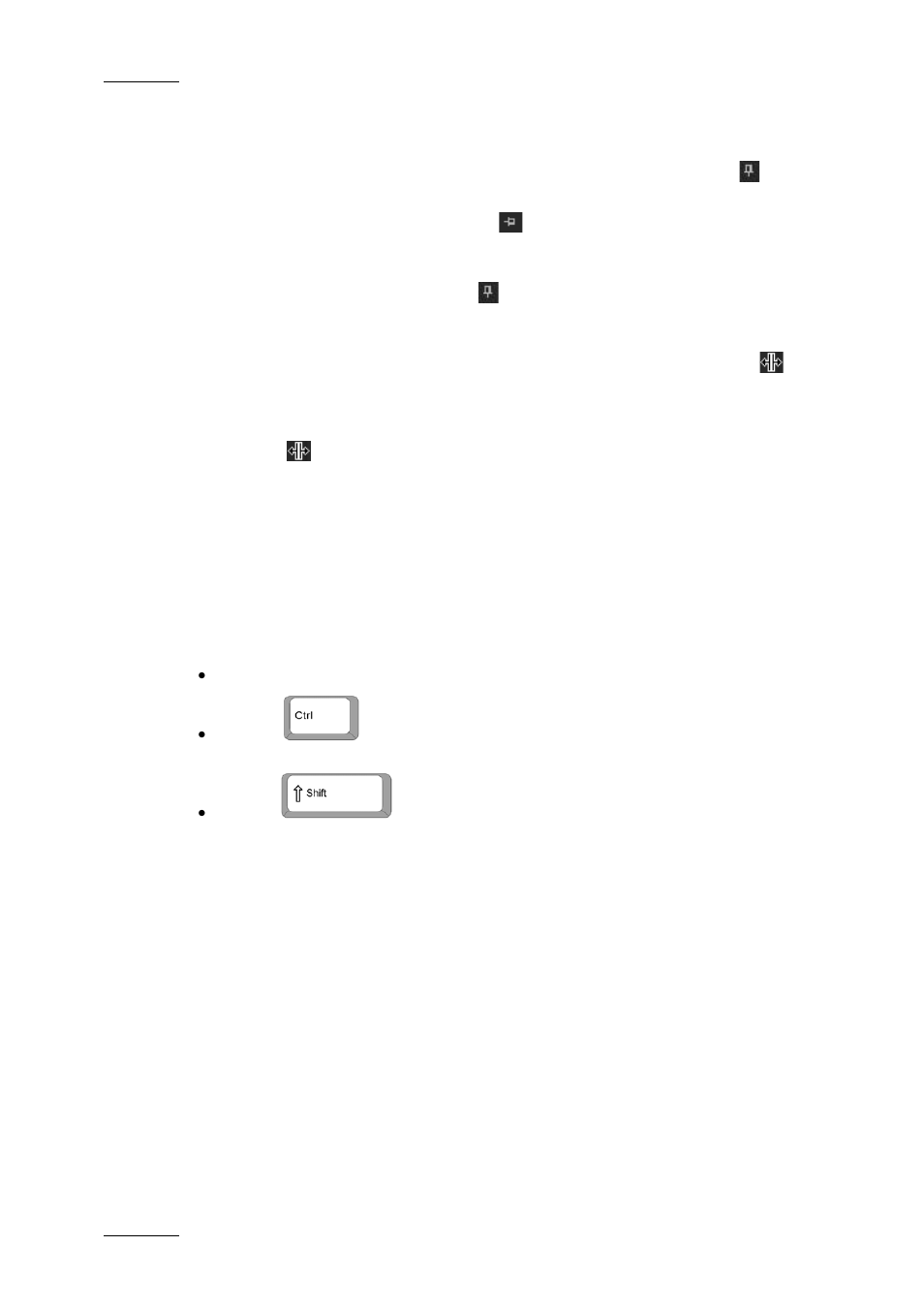 2 hiding and displaying the project area, 3 selecting items in the zones of the project area, Hiding and displaying the project area | Selecting items in the zones of the project area, Iding and, Isplaying the, Roject, Electing, Tems in the, Ones of the | EVS XEDIO CleanEdit Version 4.1 - December 2011 User Manual User Manual | Page 52 / 246