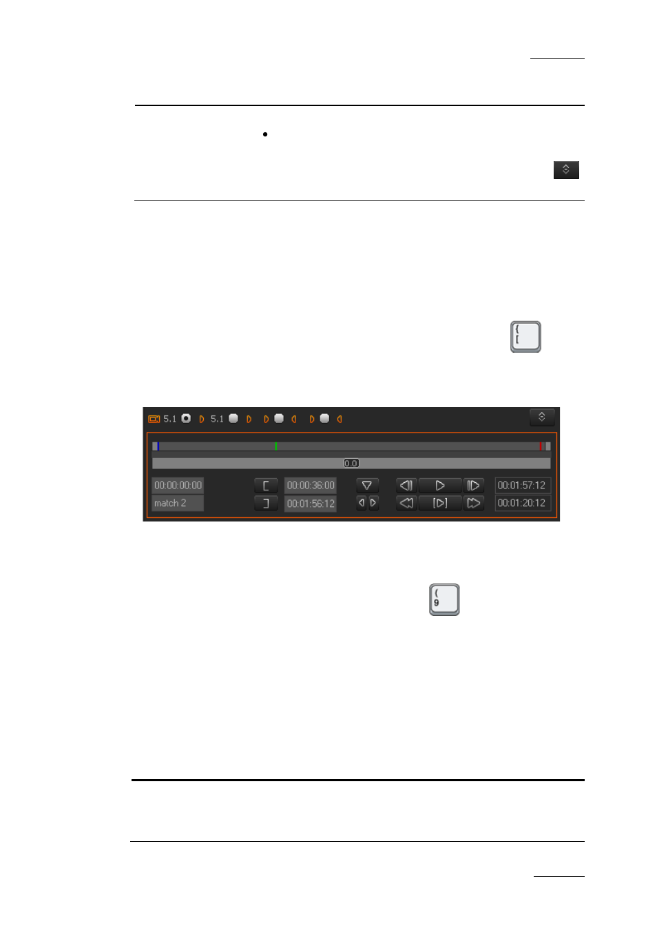 2 activating the player area, 3 making the player area full screen, 4 adjusting the player video display | Activating the player area, Making the player area full screen, Adjusting the player video display, 4 ‘adjusting the player video, Display, Ge 59 | EVS XEDIO CleanEdit Version 4.1 - December 2011 User Manual User Manual | Page 73 / 246