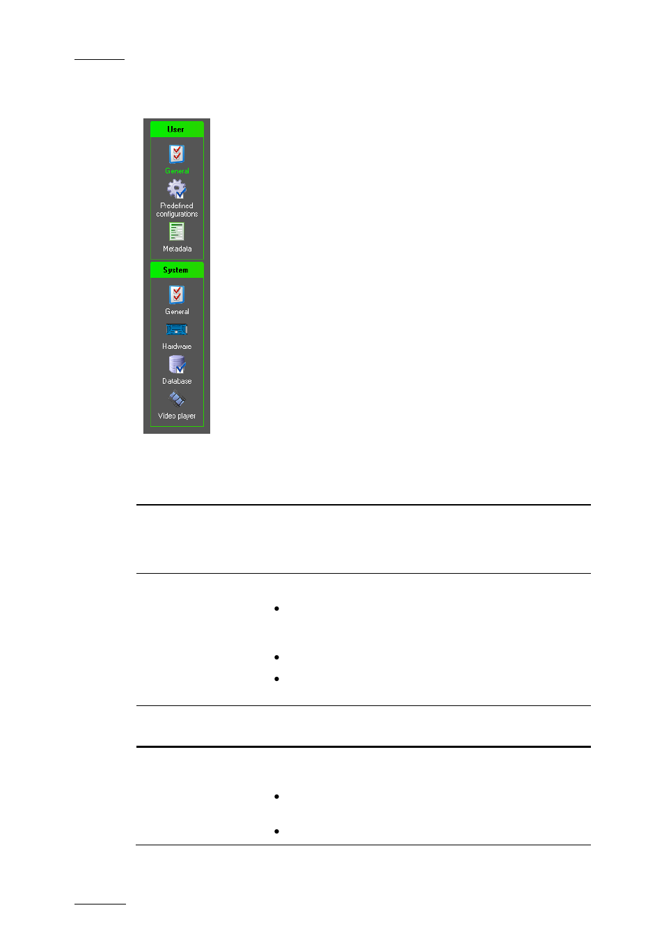 2 overview of the setup windows, Overview of the setup windows, Verview of the | Etup, Indows | EVS INSIO Version 1.0 - October 2009 User's Manual User Manual | Page 13 / 92
