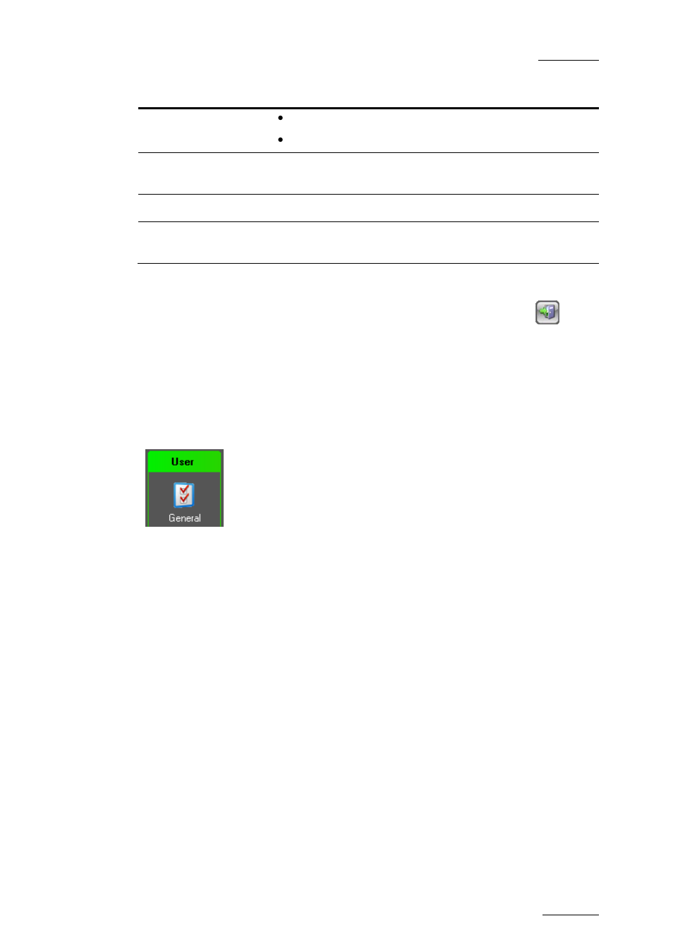 2 user settings, 1 user general settings, User settings | User general settings, Eneral, Ettings | EVS INSIO Version 1.0 - October 2009 User's Manual User Manual | Page 14 / 92