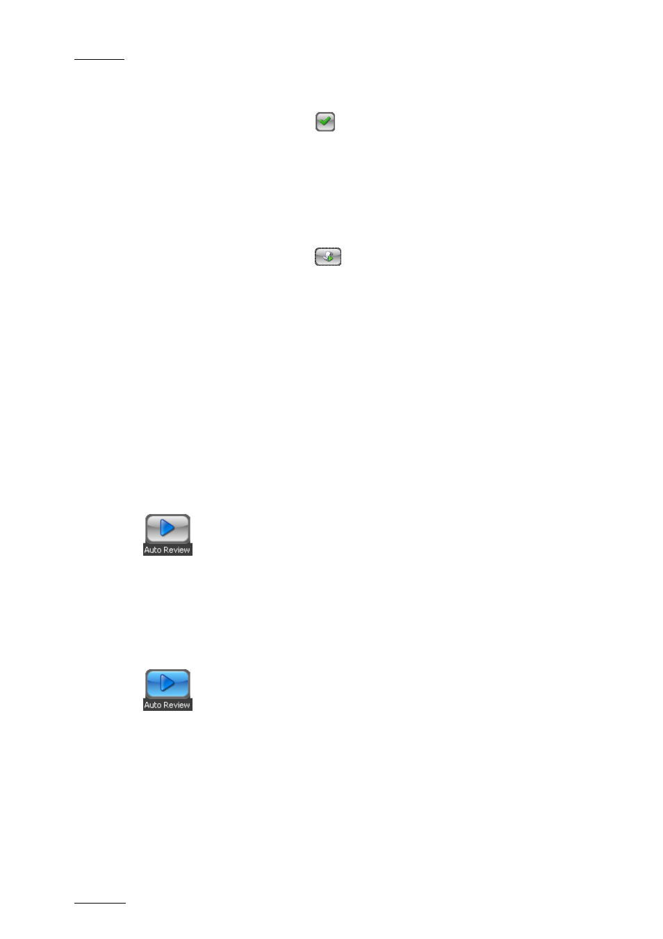 How to load clips on preset, Loading clips automatically, Auto review mode | Auto review mode’ on | EVS INSIO Version 1.0 - October 2009 User's Manual User Manual | Page 63 / 92