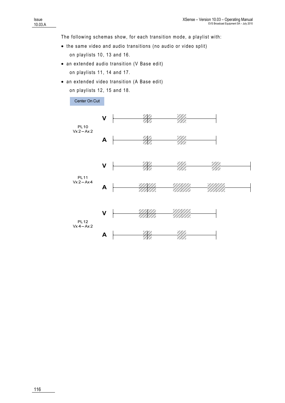 EVS XSense Version 10.03 - July 2010 Operating Manual User Manual | Page 125 / 161