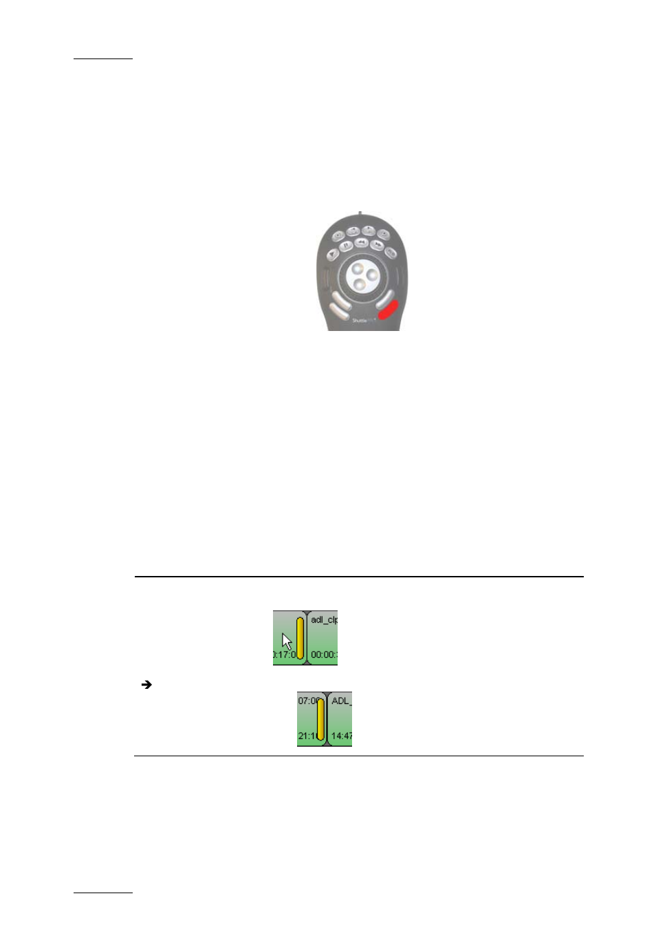 With the shuttlepro, How to exclude or include tracks, How to change the trim mode | EVS IPDirector Version 5.9 - January 2011 Part 8 User’s Manual User Manual | Page 136 / 234