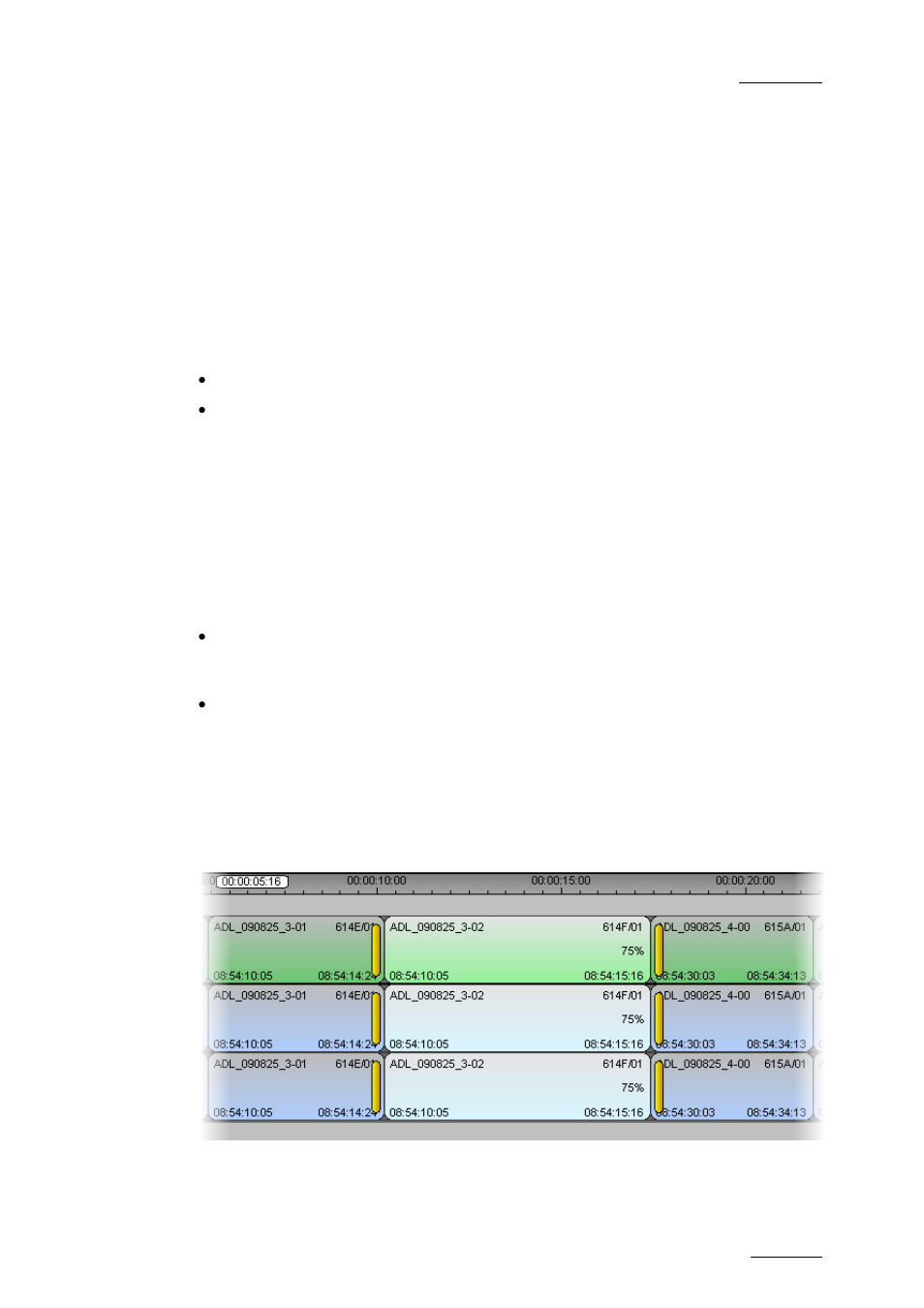 11 sliding elements in the timeline, 1 overview, Definition | Limits, Restrictions with slow motion, Sliding elements in the timeline, Overview, 11 pa, Verview | EVS IPDirector Version 5.9 - January 2011 Part 8 User’s Manual User Manual | Page 155 / 234