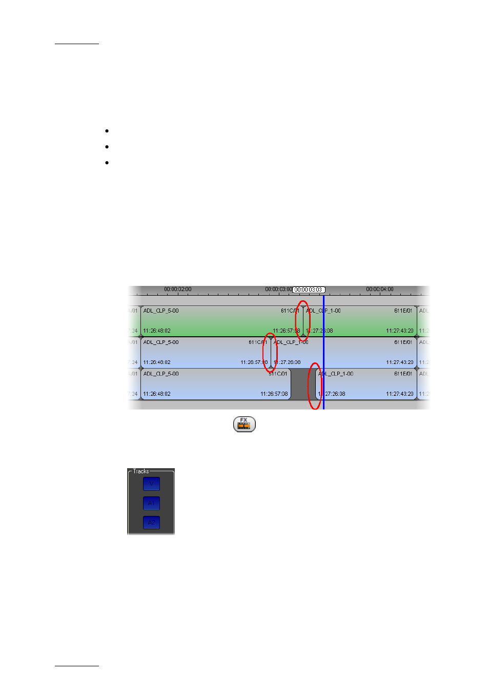 8 adding transition effects, How to add effects to elements of the same clip, Adding transition effects | Dding, Ransition, Ffects | EVS IPDirector Version 5.9 - January 2011 Part 8 User’s Manual User Manual | Page 172 / 234