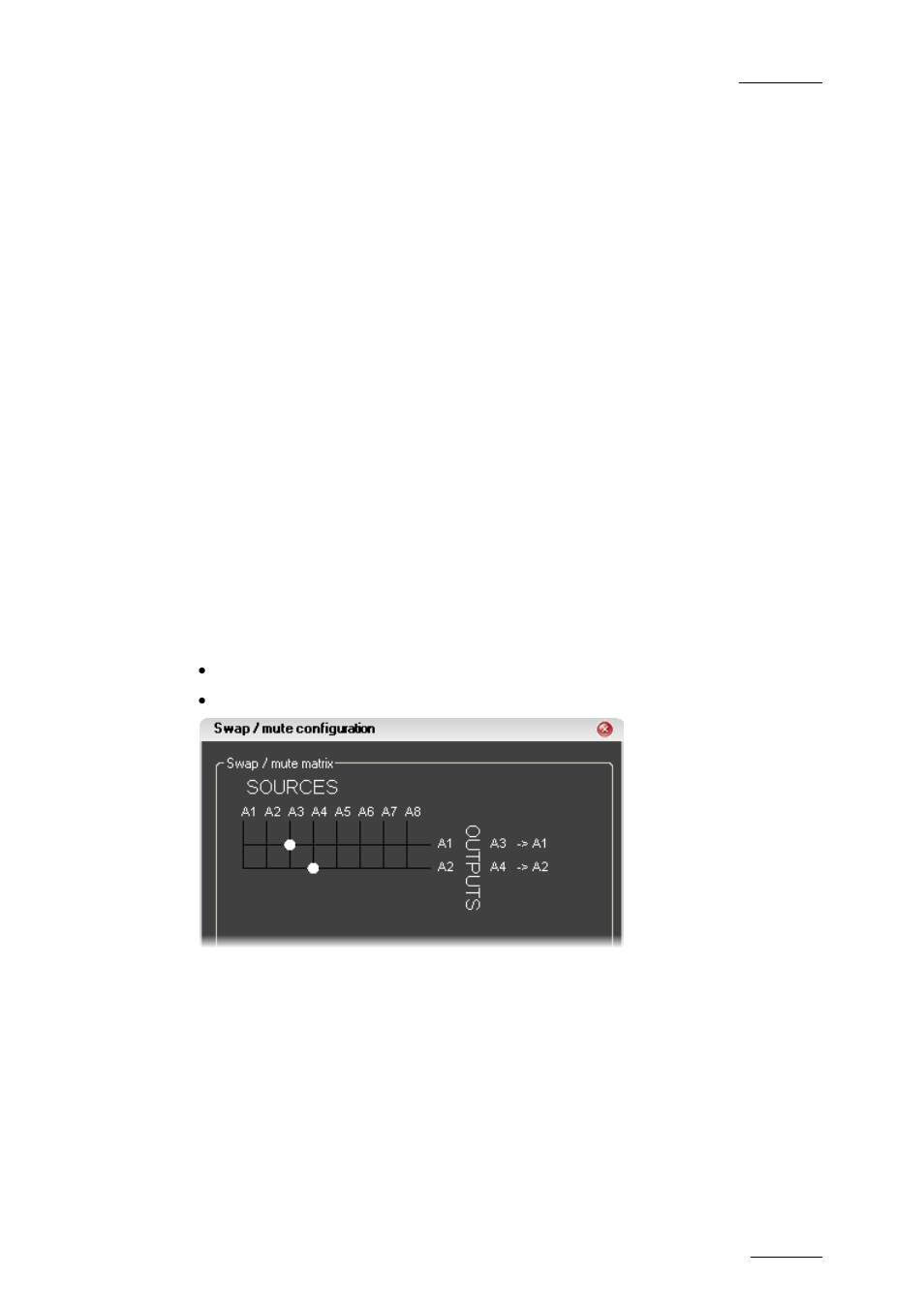 Description, Example, Initial situation | Manual swap action, Result, Manual swap definition in the general display mode, Anual, Efinition in the, Eneral, Isplay | EVS IPDirector Version 5.9 - January 2011 Part 8 User’s Manual User Manual | Page 183 / 234