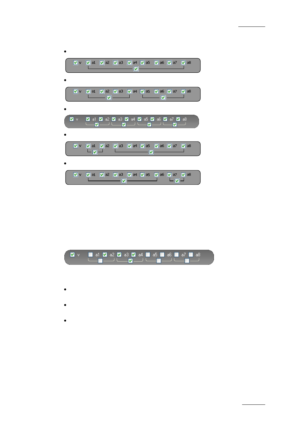 Clips with 8 audio mono channels, 4 example, Example | Xample | EVS IPDirector Version 5.9 - January 2011 Part 8 User’s Manual User Manual | Page 43 / 234