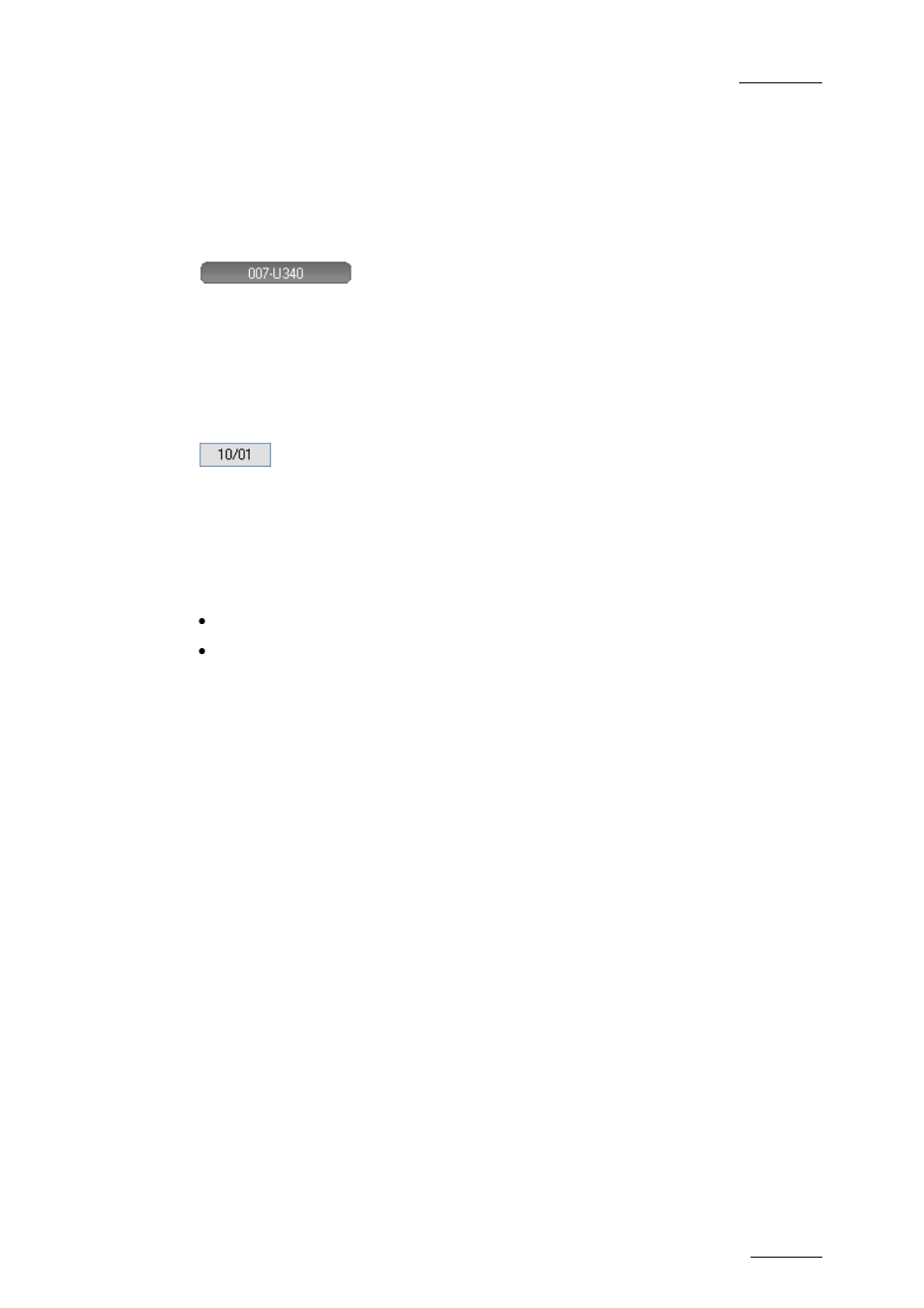 Modifying the timeline name, Timeline varid, Lsm id | Description, Example, 2 timeline display, Main objects in the timeline display, Timeline display, Imeline, Isplay | EVS IPDirector Version 5.9 - January 2011 Part 8 User’s Manual User Manual | Page 51 / 234