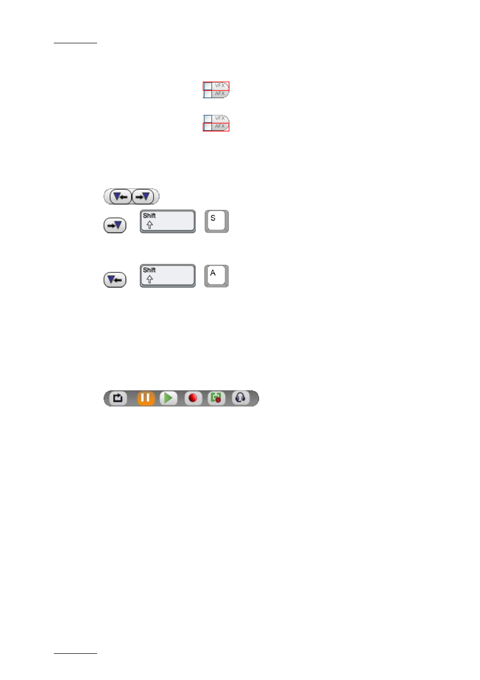 5 locator buttons, Locator buttons | EVS IPDirector Version 5.9 - January 2011 Part 8 User’s Manual User Manual | Page 62 / 234