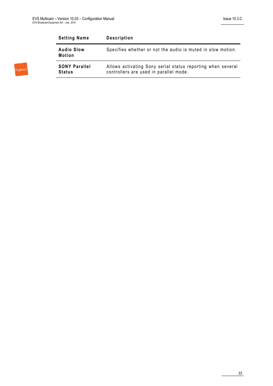 EVS MulticamLSM Version 10.03 - July 2010 Configuration Manual User Manual | Page 40 / 97
