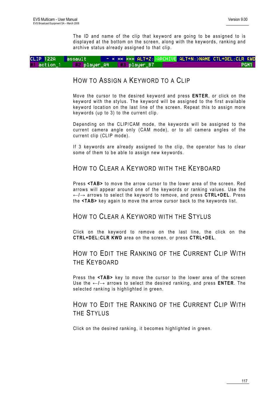 EVS MulticamLSM Version 9.00 - March 2008 User's Manual User Manual | Page 126 / 201