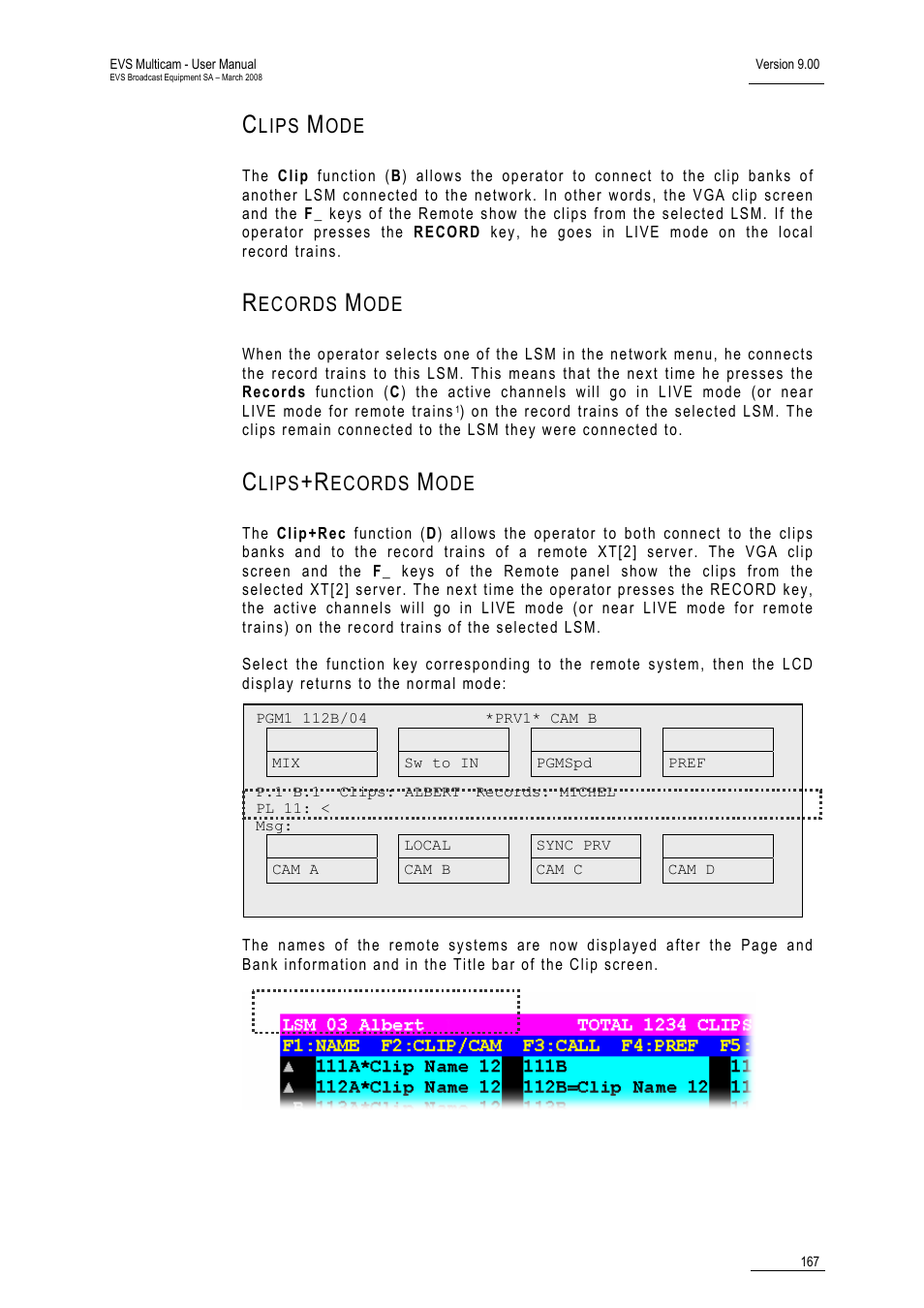 EVS MulticamLSM Version 9.00 - March 2008 User's Manual User Manual | Page 176 / 201