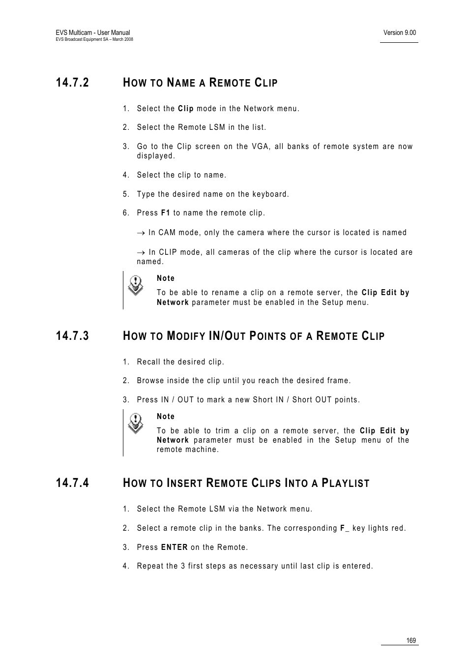 In/o | EVS MulticamLSM Version 9.00 - March 2008 User's Manual User Manual | Page 178 / 201